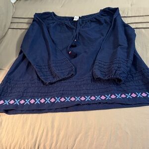Vineyard Vines Dark Blue Blouse